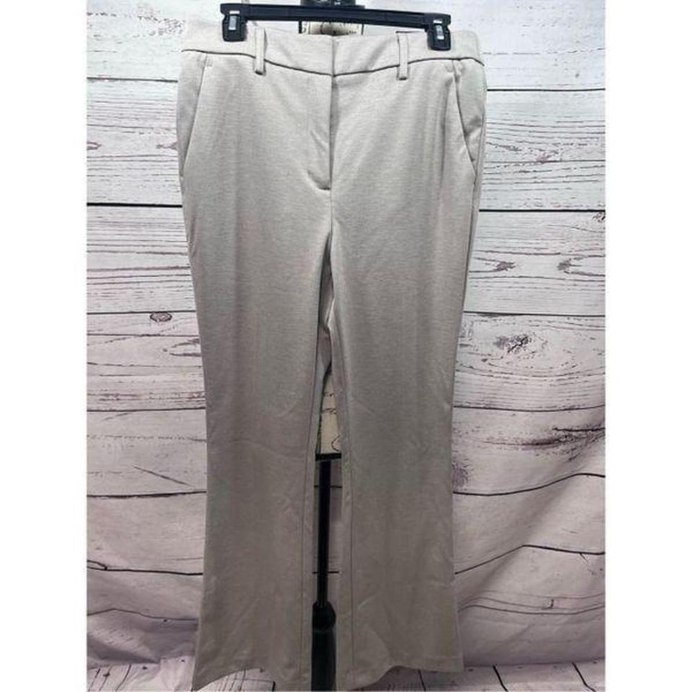Simply Vera Vera Wang flare high rise size 10 NWT tan dress slacks - 3208